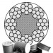 Edelstahlseil 8x7+PP, Spulen